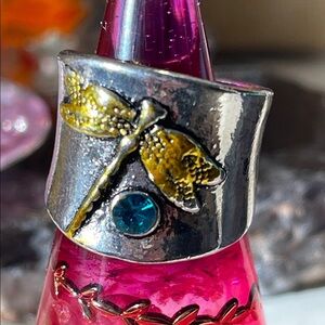 Dragonfly Ring - Size 6.5 - Stamped S925